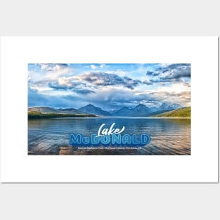 Lake McDonald Glacier National Park Posters and Art